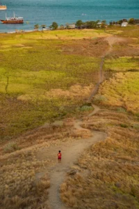 Drone View of Kenawa Island